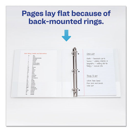 DURABLE VIEW 3 RING BINDER - SLANT RINGS - WHITE