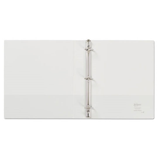 DURABLE VIEW BINDER W/ DURAHINGE AND SLANT RINGS - WHITE