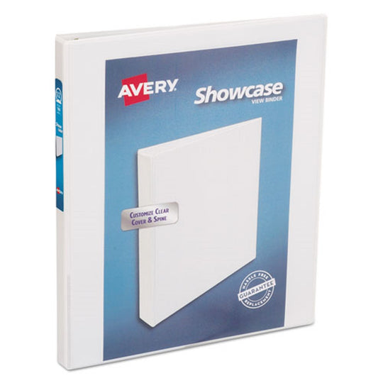 SHWOCASE ECONOMY VIEW BINDER - ROUND RING - WHITE