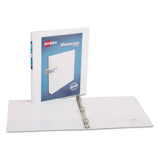 SHWOCASE ECONOMY VIEW BINDER - ROUND RING - WHITE