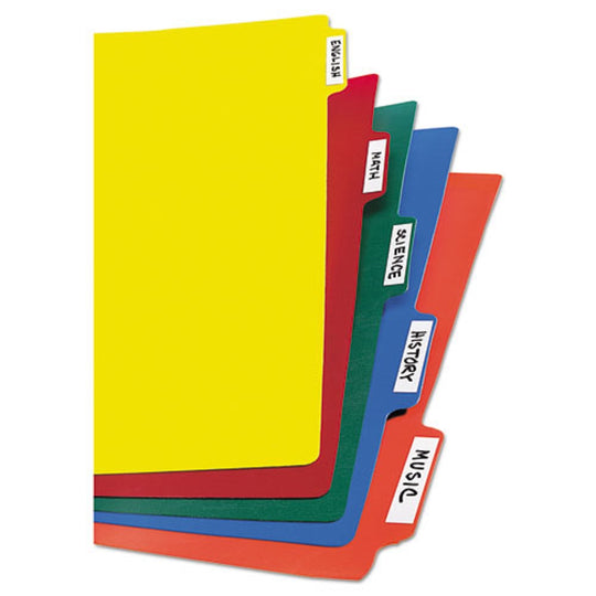 HEAVY DUTY PLASTIC DIVIDERS W/MULTICOLOR TABS - 1/SET