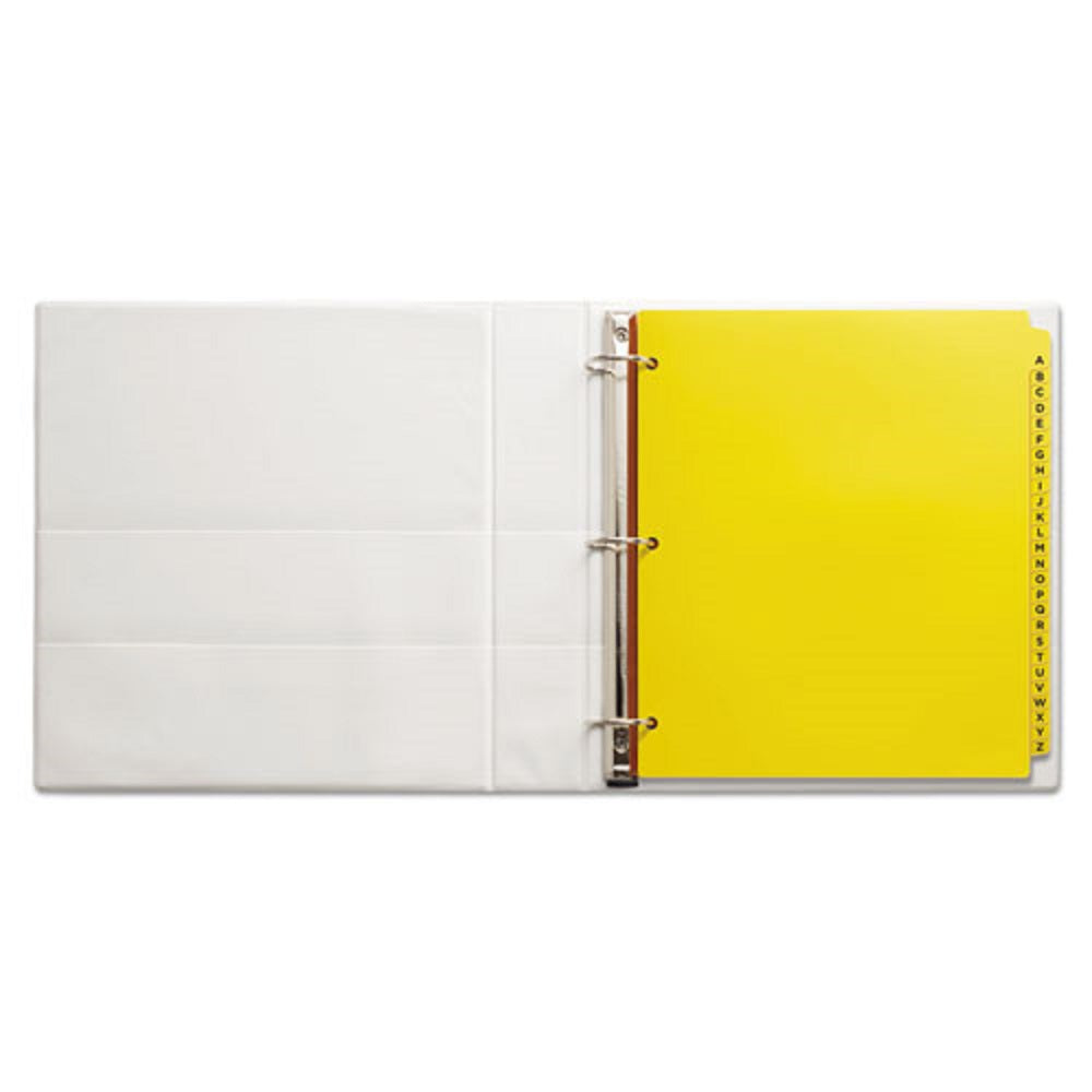 HEAVY-DUTY PALASTIC INDUSTIAL DIVIDERS - A-Z - YELLOW