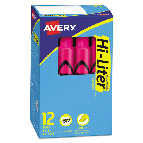 AVERY DESK-STYLE, FLUORESCENT PINK