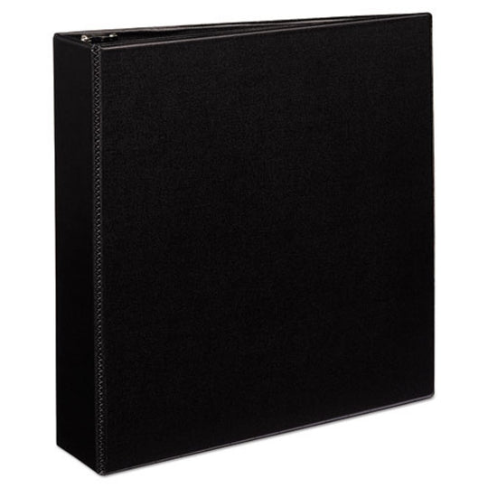 DURABLE VIEW BINDER W/DURAHINGE & SLANT RINGS - BLACK