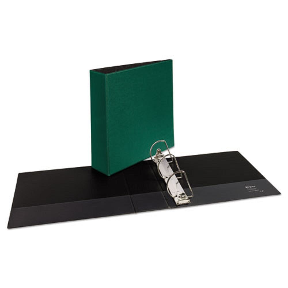 DURABLE VIEW BINDER W/DURAHING AND SLANT RINGS - GREEN