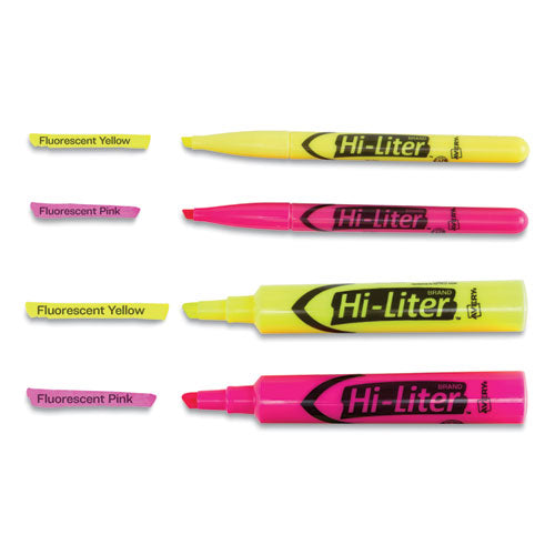 HI-LITER HIGHLIGHTER VALUE PACK, DESK/PEN STYLE COMBO - ASSORTED INK COLORS