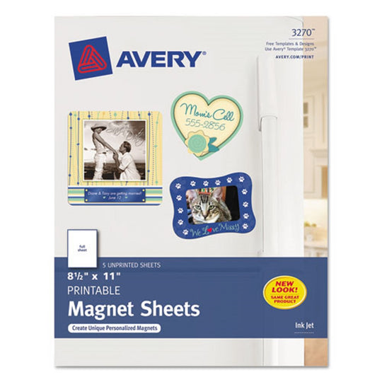 PRINTABLE MAGNET SHEETS - WHITE