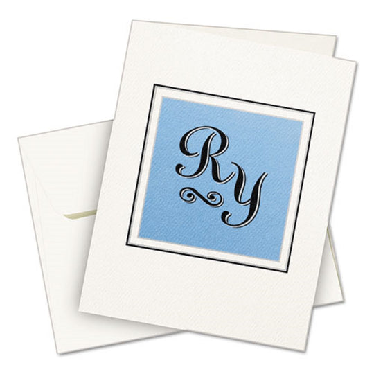 NOTE CARDS W/ MATCHING ENVELOPES, INKJET - WHITE