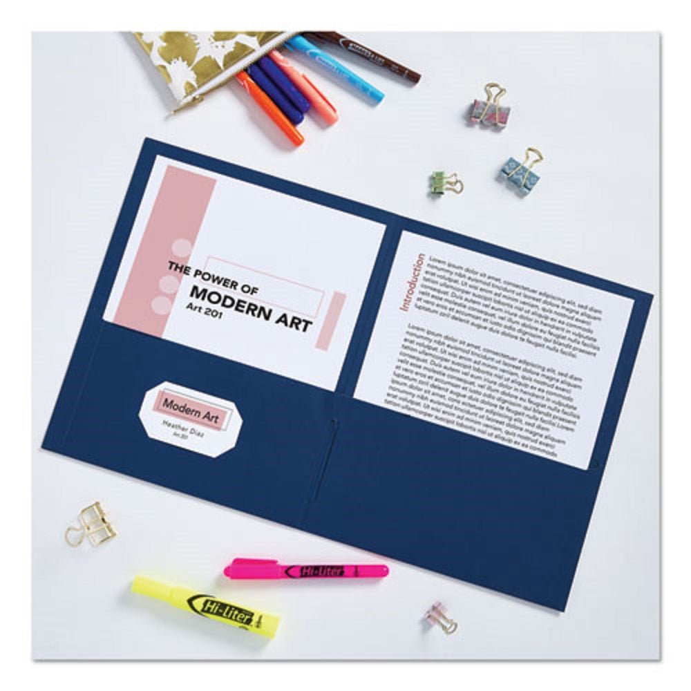 AVERY LETTER POCKET FOLDER