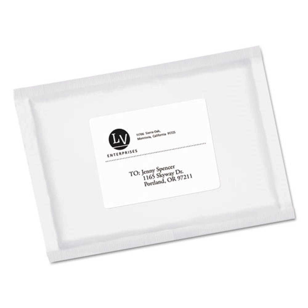 ECOFRIENDLY MAILING LABELS - INKJET/LASER PRINTERS - WHITE