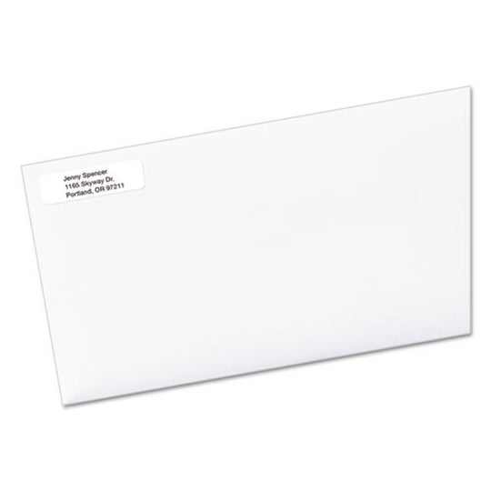 ECOFRIENDLY MAILING LABELS - INKJET/LASER PRINTERS - WHITE