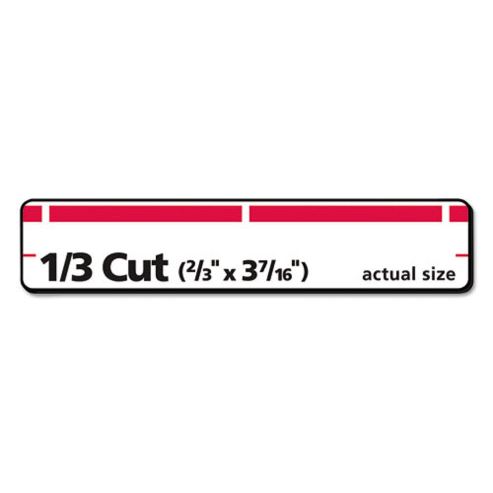 PERMANENT TRUEBLOCK FILE FOLDER LABELS W/ SURE FEED TECHNOLOGY - WHITE