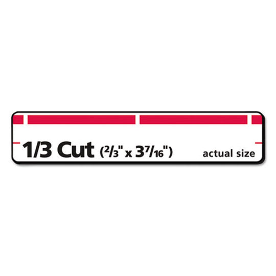 PERMANENT TRUEBLOCK FILE FOLDER LABELS W/ SURE FEED TECHNOLOGY - WHITE