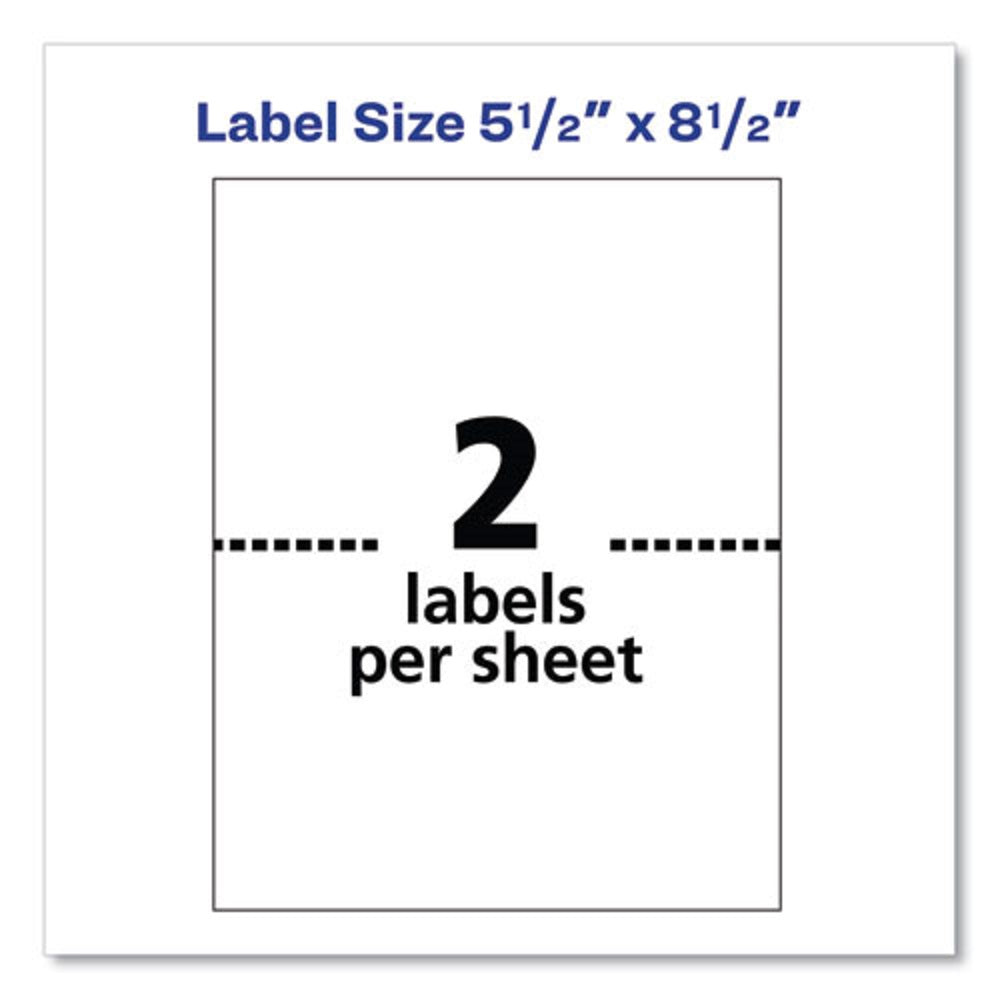 SHIPPING LABELS - WHITE