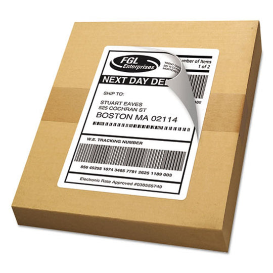 SHIPPING LABELS - WHITE