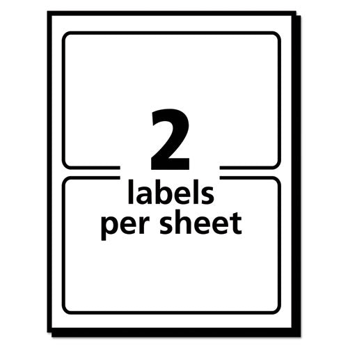 PRINTABLE ADHESIVE NAME BADGES - BLUE "HELLO"