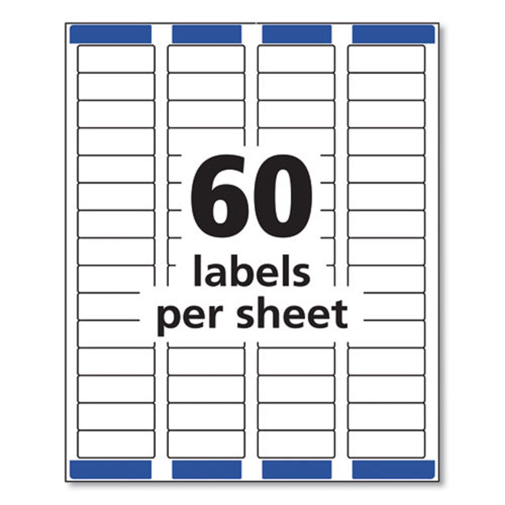 EASY PEEL ADDRESS LABELS W/ SURE FEED TECHNOLOGY, LASER PRINTERS - WHITE