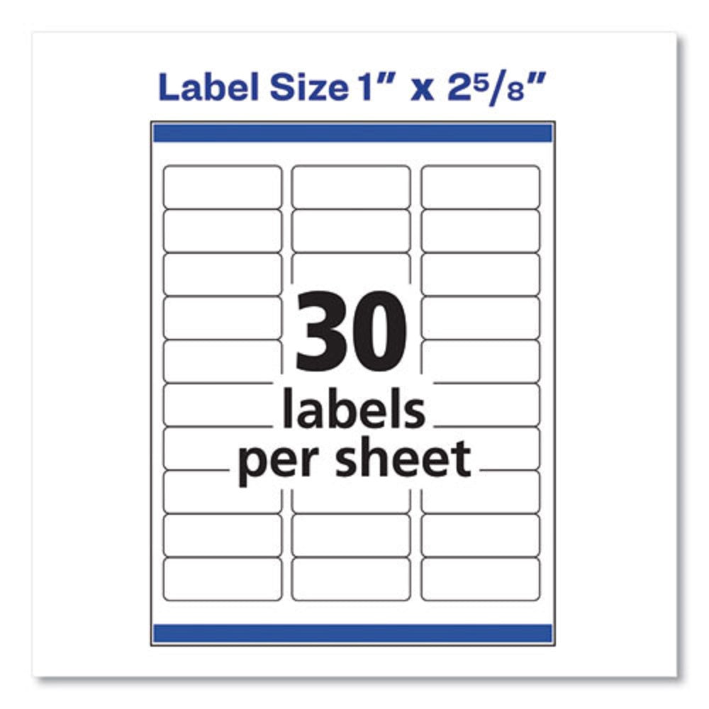 REPOSITIONABLE ADDRESS LABELS W/ SUREFEED - LASER  - WHITE