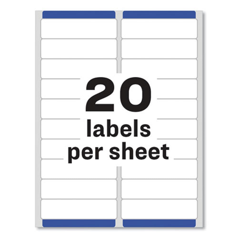 EASY PEEL WHITE ADDRESS LABELS W/SURE FEED TECHNOLOGY, LASER PRINTERS - WHITE