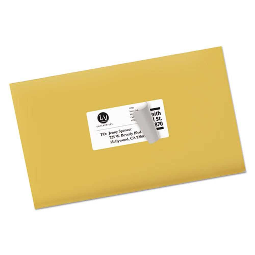 SHIPPING LABELS W/ TRUEBLOCK TECHNOLOGY - WHITE