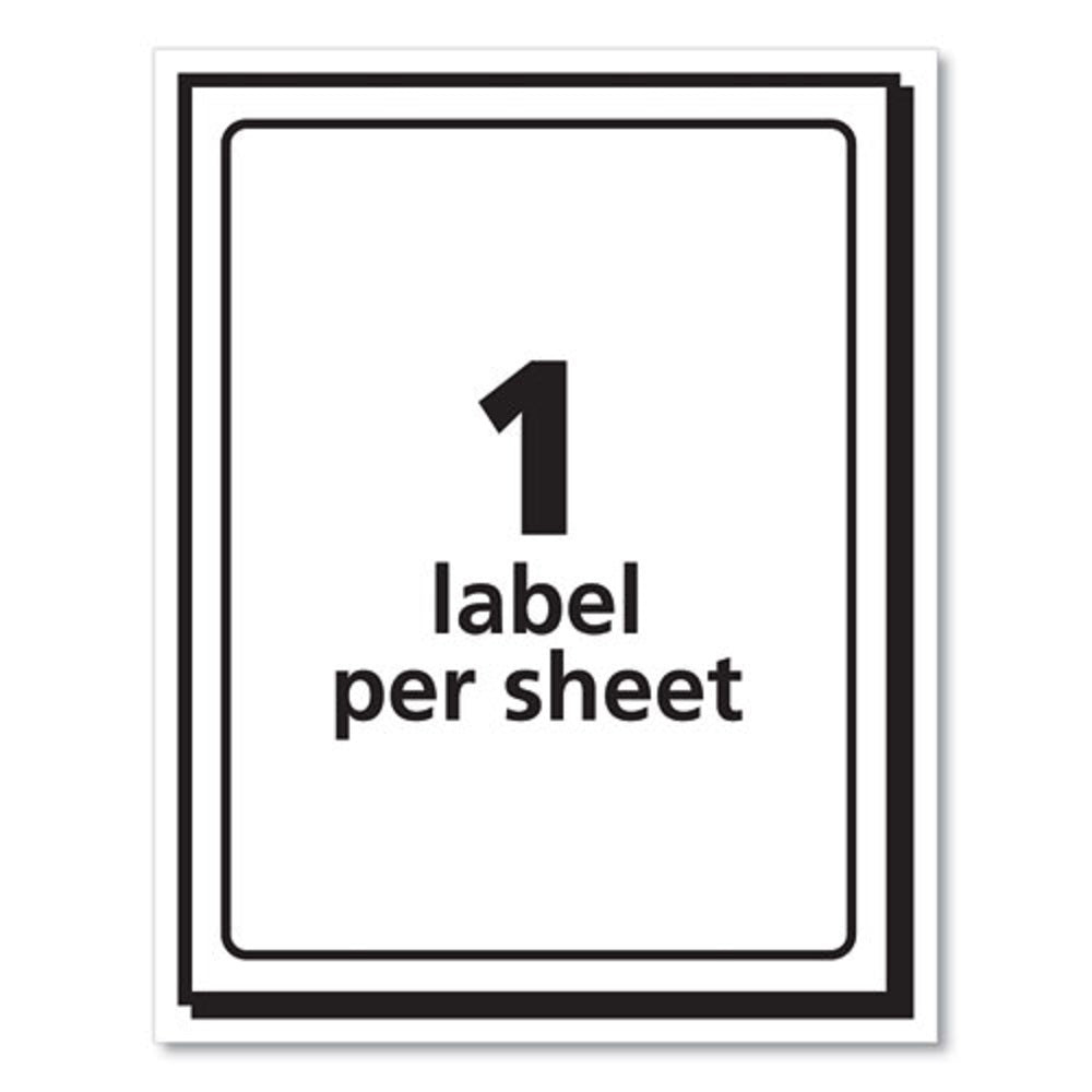 SHIPPING LABELS W/ TRUEBLOCK TECHNOLOGY, INKJET/LASER PRINTERS - WHITE