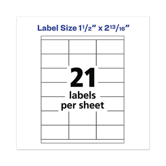 COPIER MAILING LABELS - WHITE