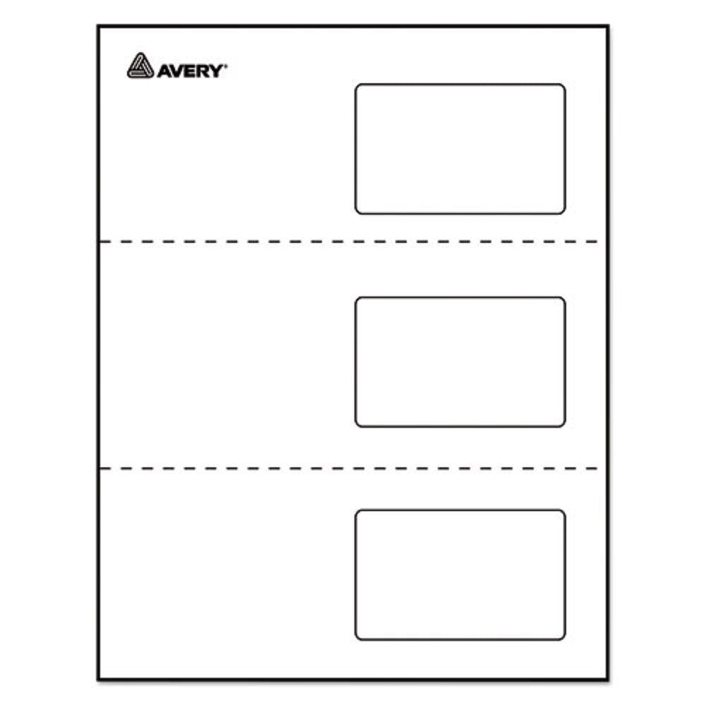 LAMINATED ID CARDS, LASER/ INKJET PRINTERS - WHITE