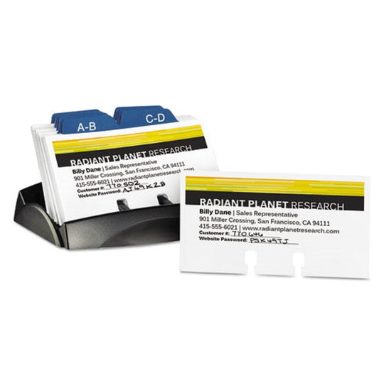 LARGE ROTARY CARDS, LASER/ INKJET - WHITE