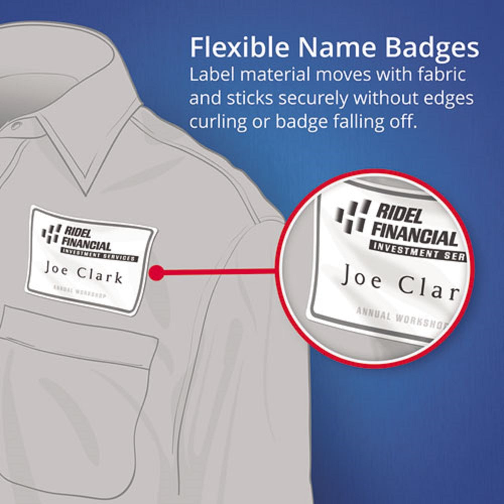 AVERY ADHESIVE NAME BADGES