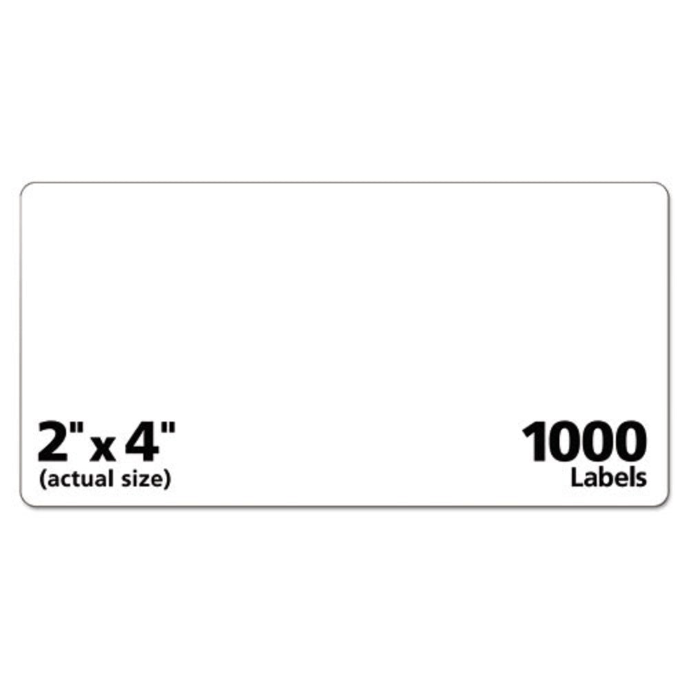 REPOSITIONABLE SHIPPING LABELS W/ SURE FEED, INKJET/ LASER - WHITE