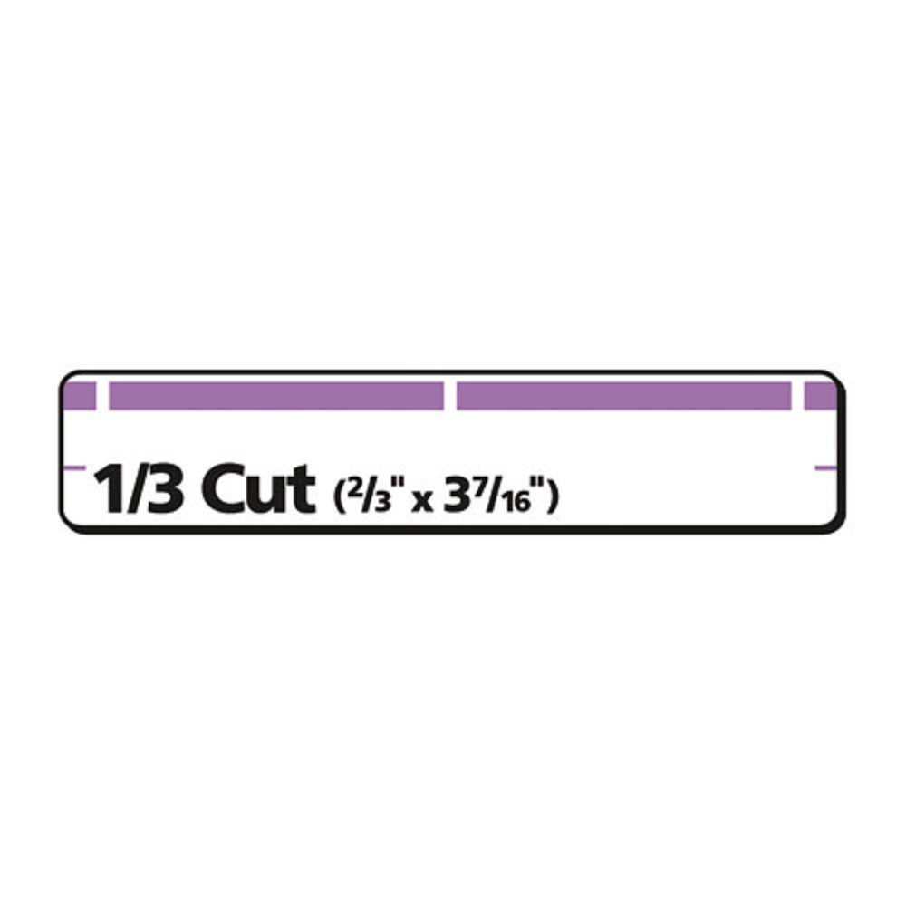 PERMANENT TRUEBLOCK FILE FOLDER LABELS W/ SURE FEED TECHNOLOGY - WHITE