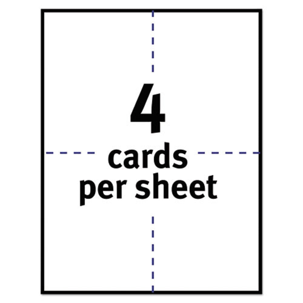 POSTCARDS FOR LASER PRINTERS 4 1/4 x 5 1/2 UNCOATED - WHITE