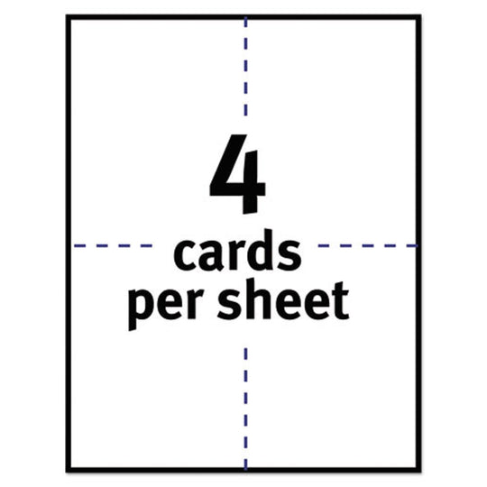 POSTCARDS FOR LASER PRINTERS 4 1/4 x 5 1/2 UNCOATED - WHITE