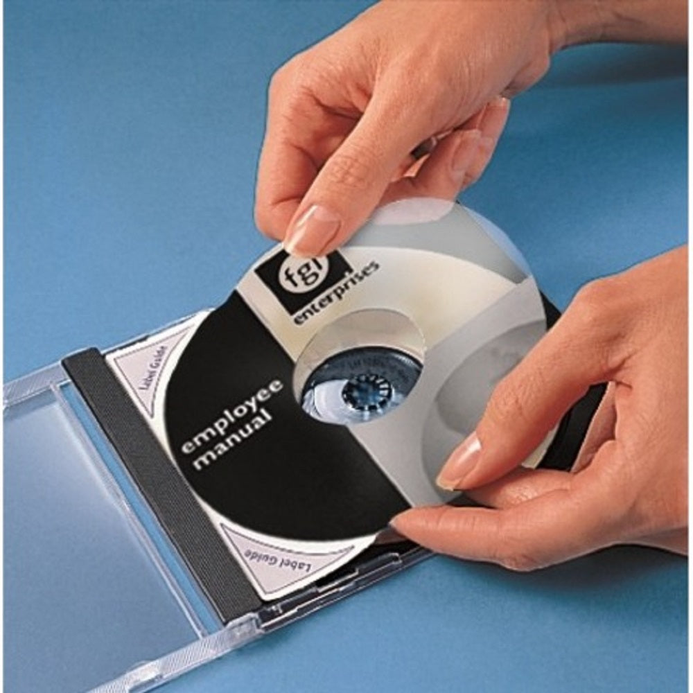 LASER CD LABELS - MATTE WHITE