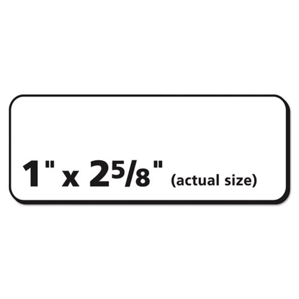 REPOSITIONABLE ADDRESS LABELS W/ SURE FEED - INKJET/LASER - WHITE