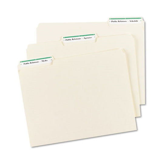 PERMANENTA TRUEBLOCK FILE FOLDER LABELS W/ SURE FEED TECHNOLOGY - WHITE