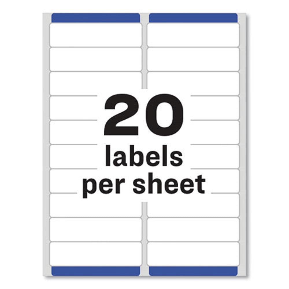 EASY PEEL ADDRESS LABELS W; SURE FEED TECHNOLOGY, LASER PRINTERS - WHITE