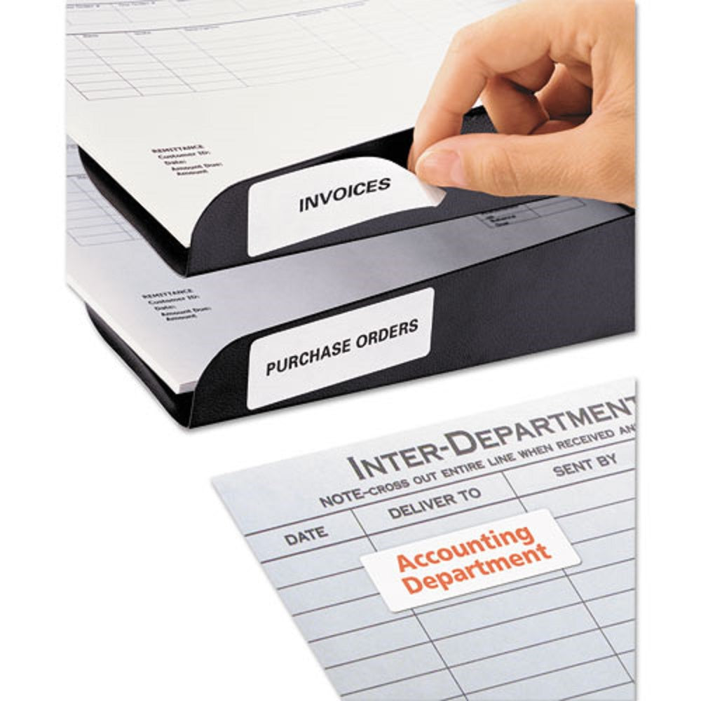 REMOVABLE MULTI-USE LABELS - INKJET/LASER PRINTERS - WHITE