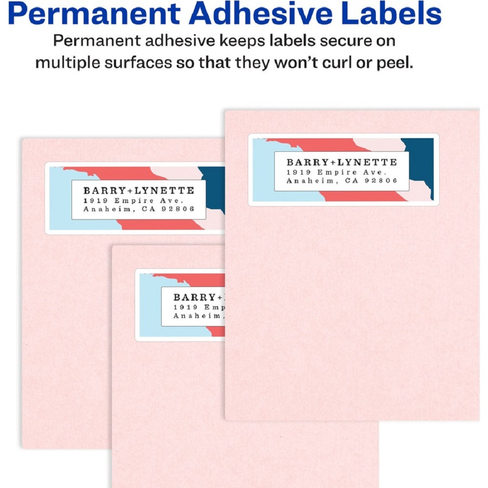 EASY PEEL HIGH GLOSS CLEAR MAILING LABELS