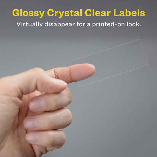 EASY PEEL HIGH GLOSS CLEAR MAILING LABELS