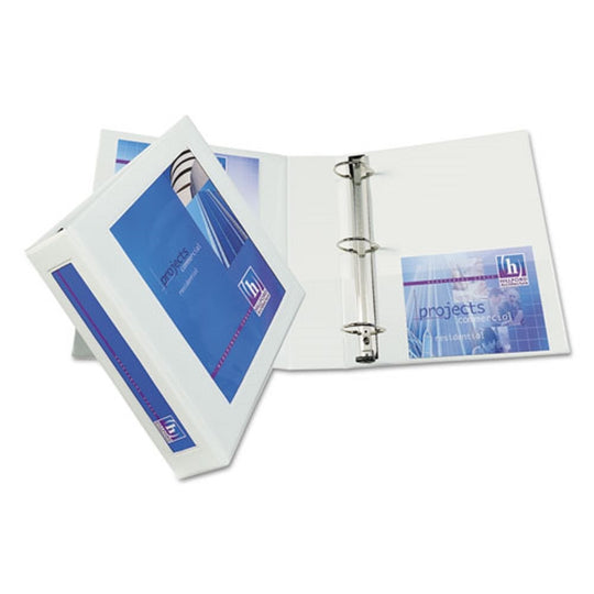 FRAMED VIEW HEAVY DUTY BINDERS - WHITE