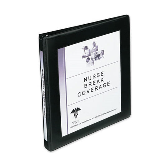 FRAMED VIEW HEAVY DUTY BINDERS - BLACK