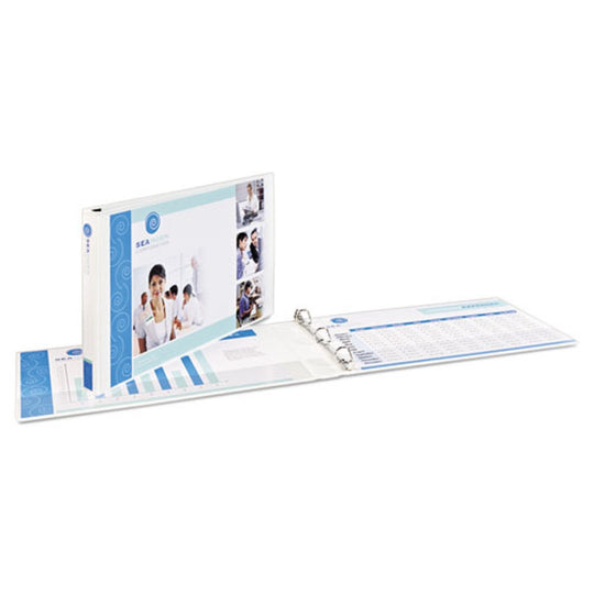 HEAVY-DUTY VIEW BINDER 3 RINGS - WHITE