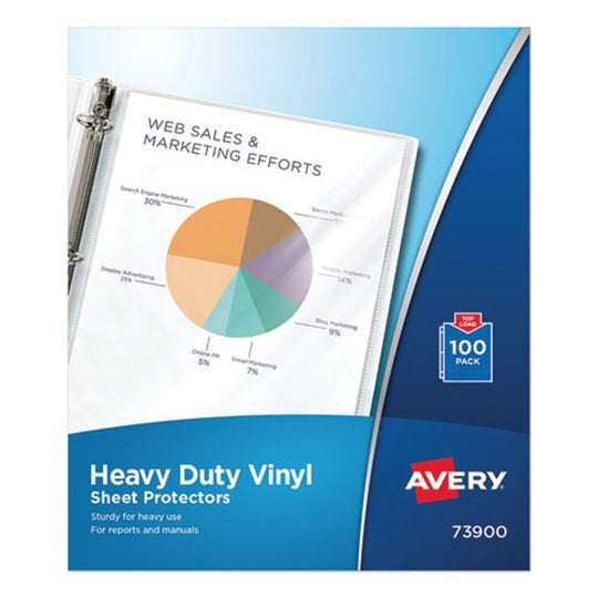 HEAVY-DUTY SHEET PROTECTORS - CLEAR