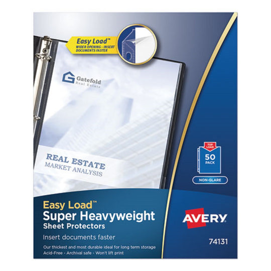 SUPER HEAVYWEIGHT SHEET PROTECTORS - CLEAR