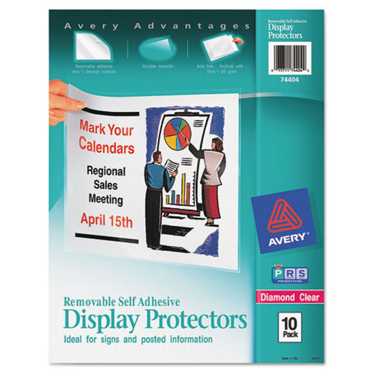 TOP-LOAD DISPLAY SHEET PROTECTORS - LETTER