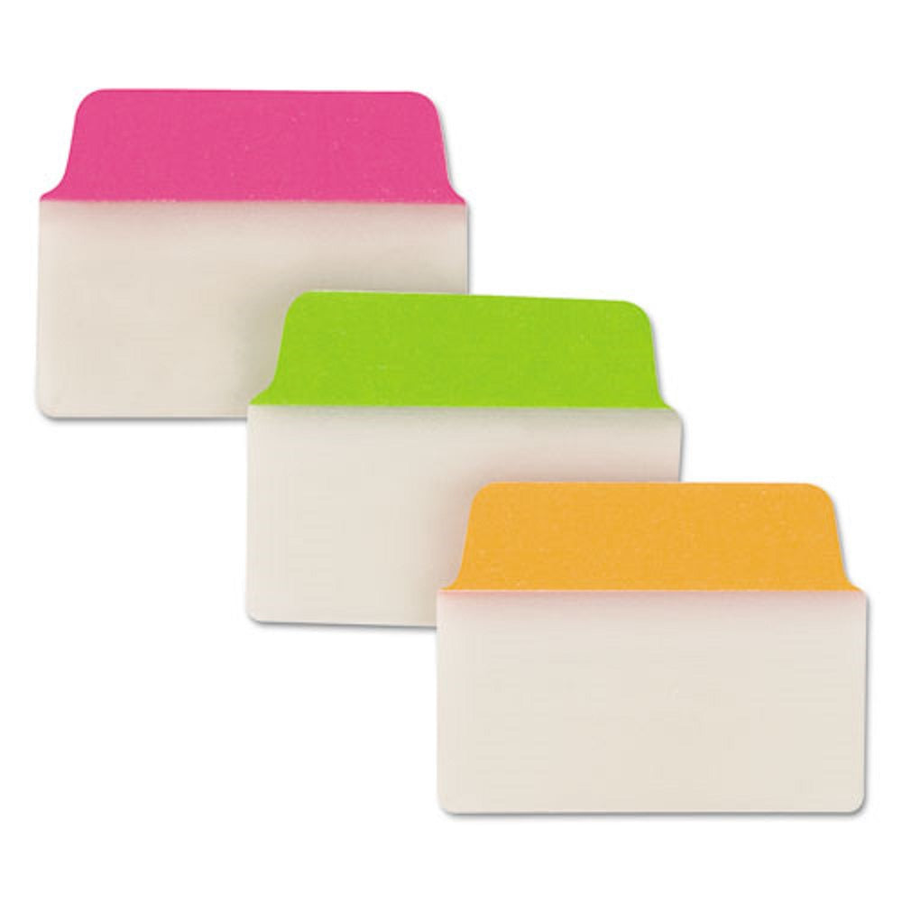 AVERY ULTRA TABS REPOSITIONABLE MARGIN TABS - ASSORTED NEON