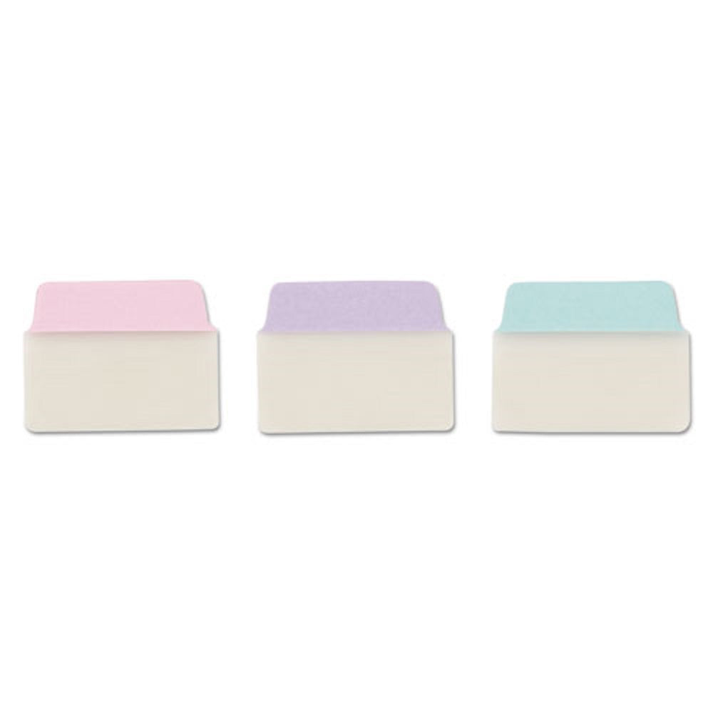 ULTRA TABS REPOSITIONABLE STANDARD TABS, 1/5-CUT - ASSORTED PASTELS