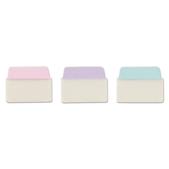 ULTRA TABS REPOSITIONABLE STANDARD TABS, 1/5-CUT - ASSORTED PASTELS