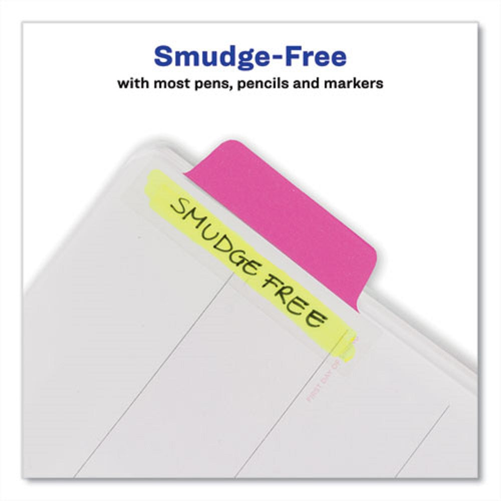 ULTRA TABS, REPOSISTIONABLE MARGIN TABS - ASSORTED NEON COLORS